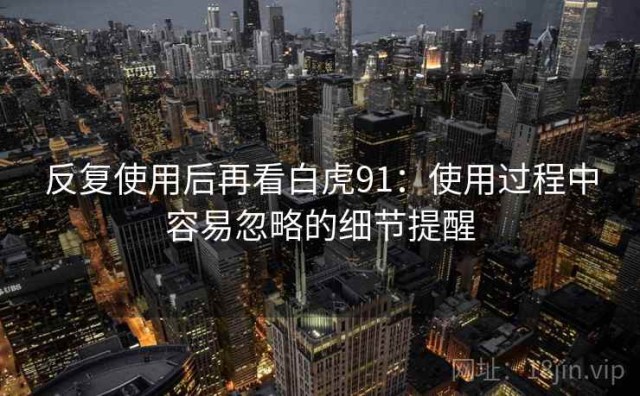 反复使用后再看白虎91：使用过程中容易忽略的细节提醒