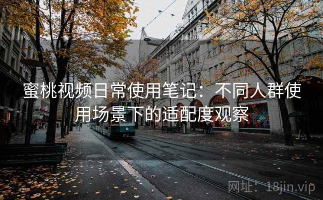 蜜桃视频日常使用笔记：不同人群使用场景下的适配度观察