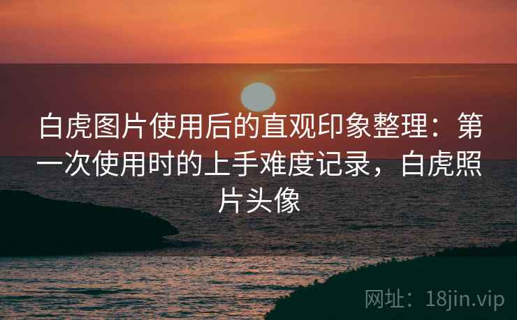 白虎图片使用后的直观印象整理：第一次使用时的上手难度记录，白虎照片头像