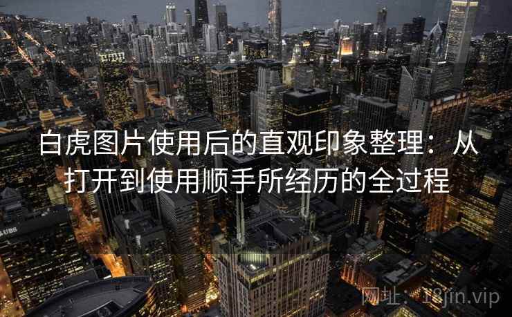白虎图片使用后的直观印象整理：从打开到使用顺手所经历的全过程