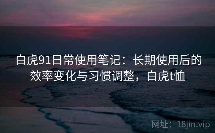 白虎91日常使用笔记：长期使用后的效率变化与习惯调整，白虎t恤