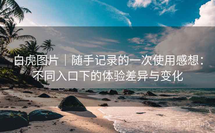 白虎图片｜随手记录的一次使用感想：不同入口下的体验差异与变化