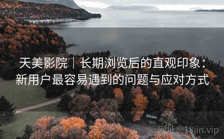 天美影院｜长期浏览后的直观印象：新用户最容易遇到的问题与应对方式